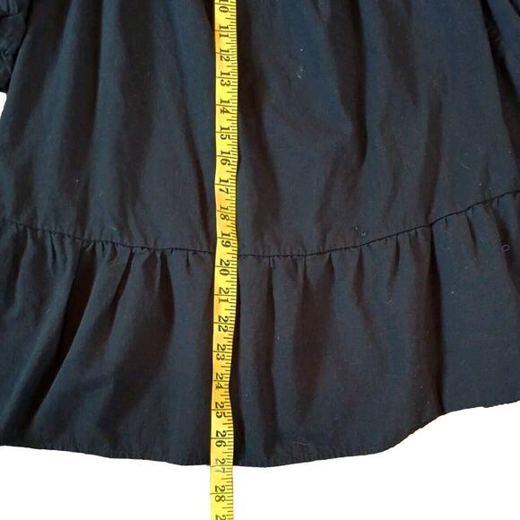 Zanzea Collection Off Shoulder Dress Medium Black Bell 3/4 Ruffle Sleeve - Picture 10 of 15